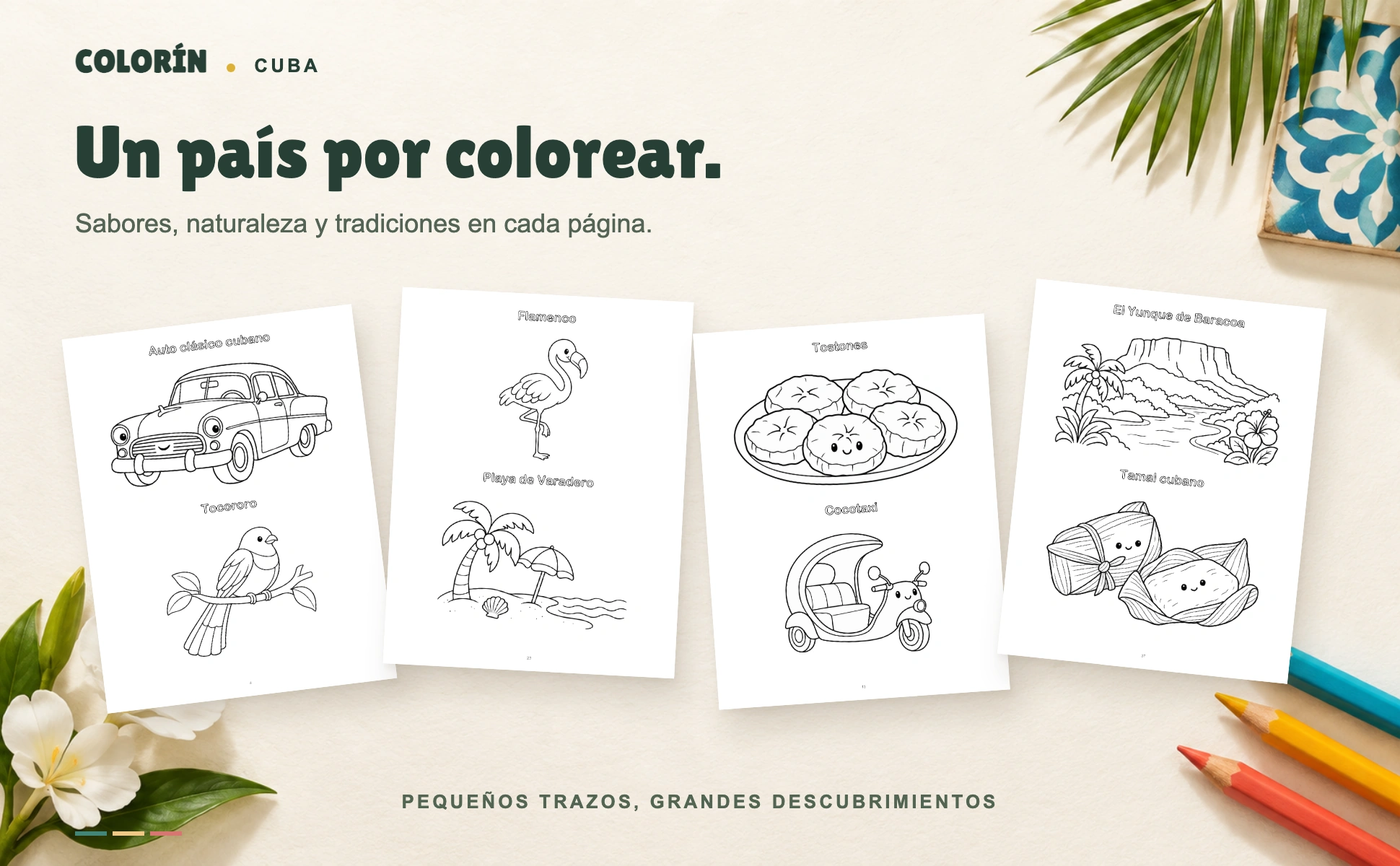 Autos, aves, paisajes, sabores y cocotaxi de Cuba de Colorín Cuba