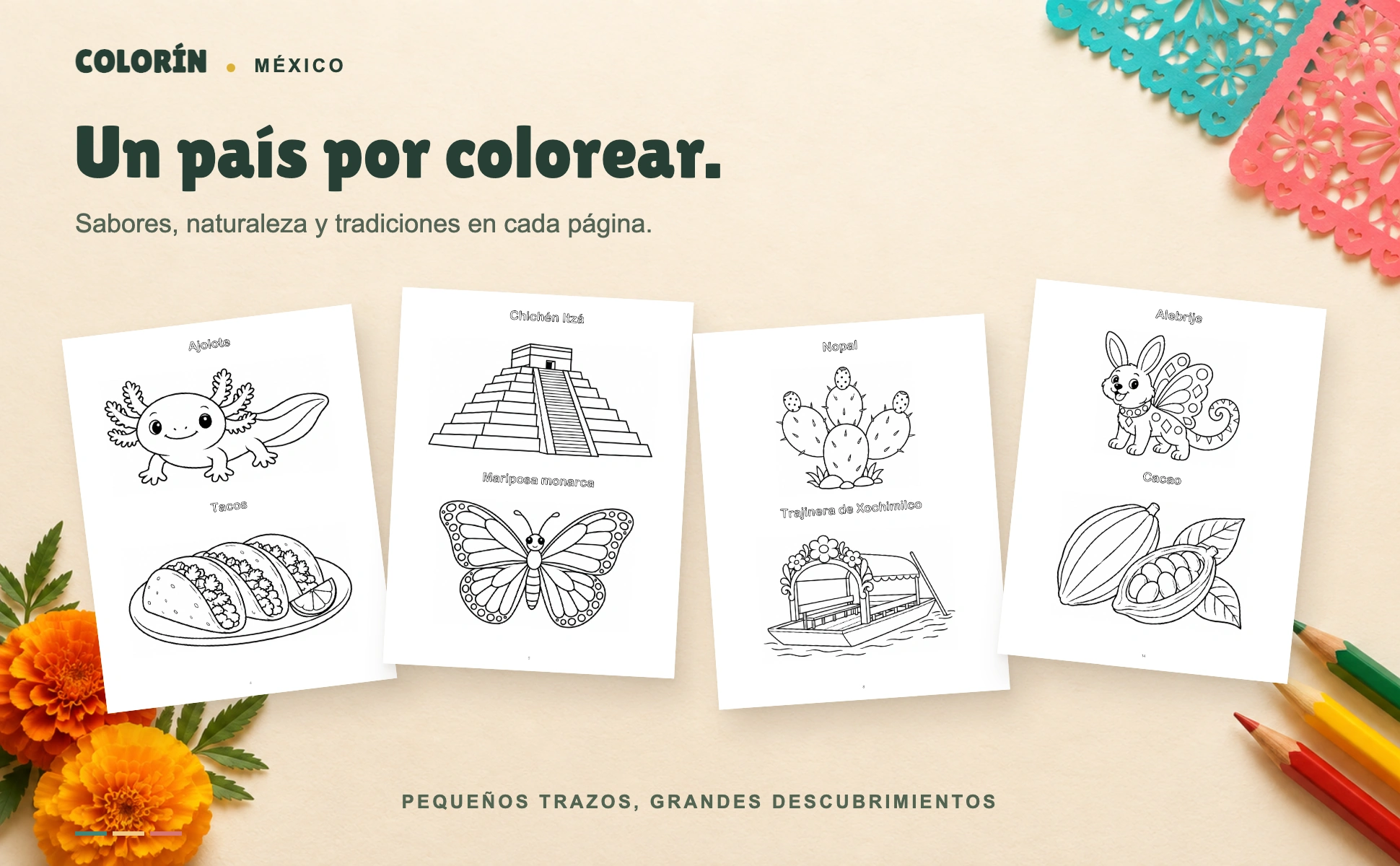 Fauna, sabores, paisajes y artesanías de México de Colorín México